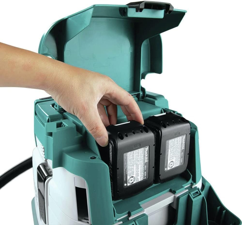 image:imageMakita XCV21PTX 36V 18V X2 LXT Brushless 21 Gallon HEPA Filter Dry Dust Extractor Kit 50AhDust Extractor