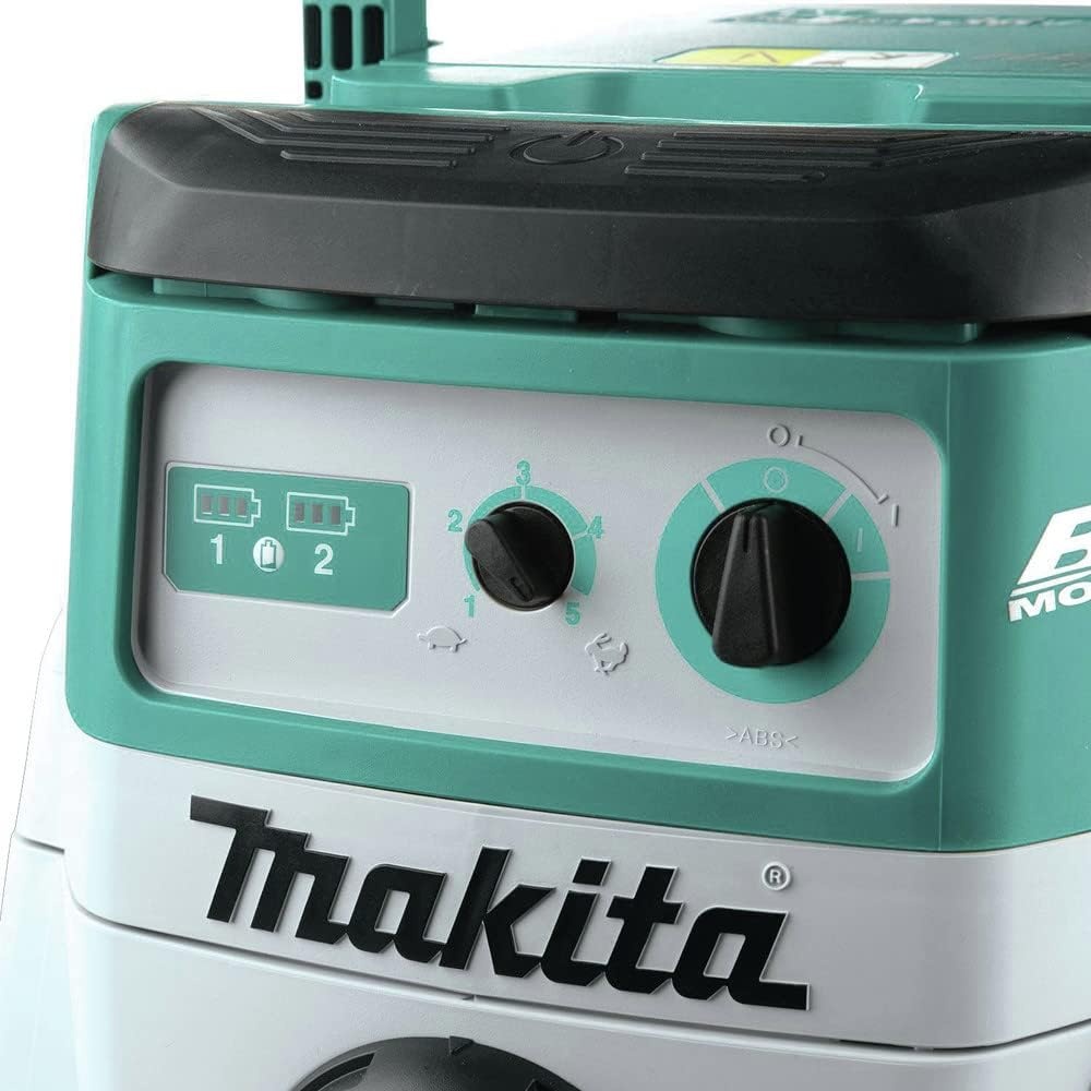 image:imageMakita XCV21PTX 36V 18V X2 LXT Brushless 21 Gallon HEPA Filter Dry Dust Extractor Kit 50AhDust Extractor