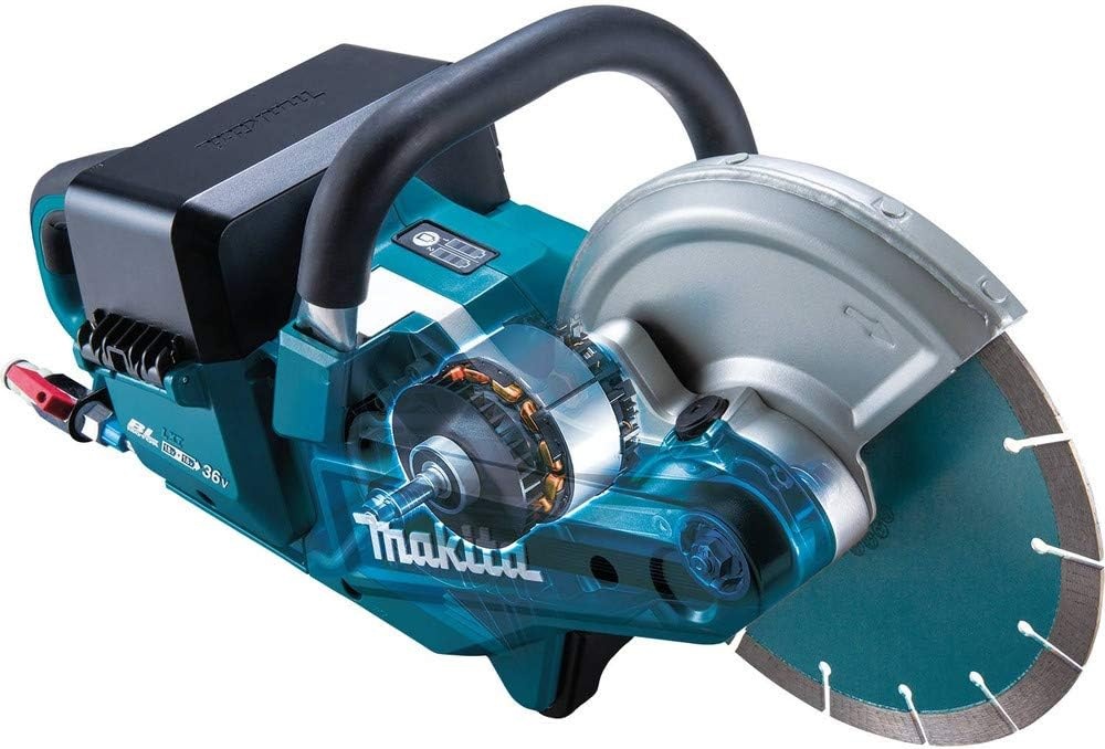 image:imageMakita XEC01PT1 18V X2 36V LXT LithiumIon Brushless Cordless 9 Power Cutter Kit with AFT Electric Brake 4 Batteries 50 AhPower Cutter Only