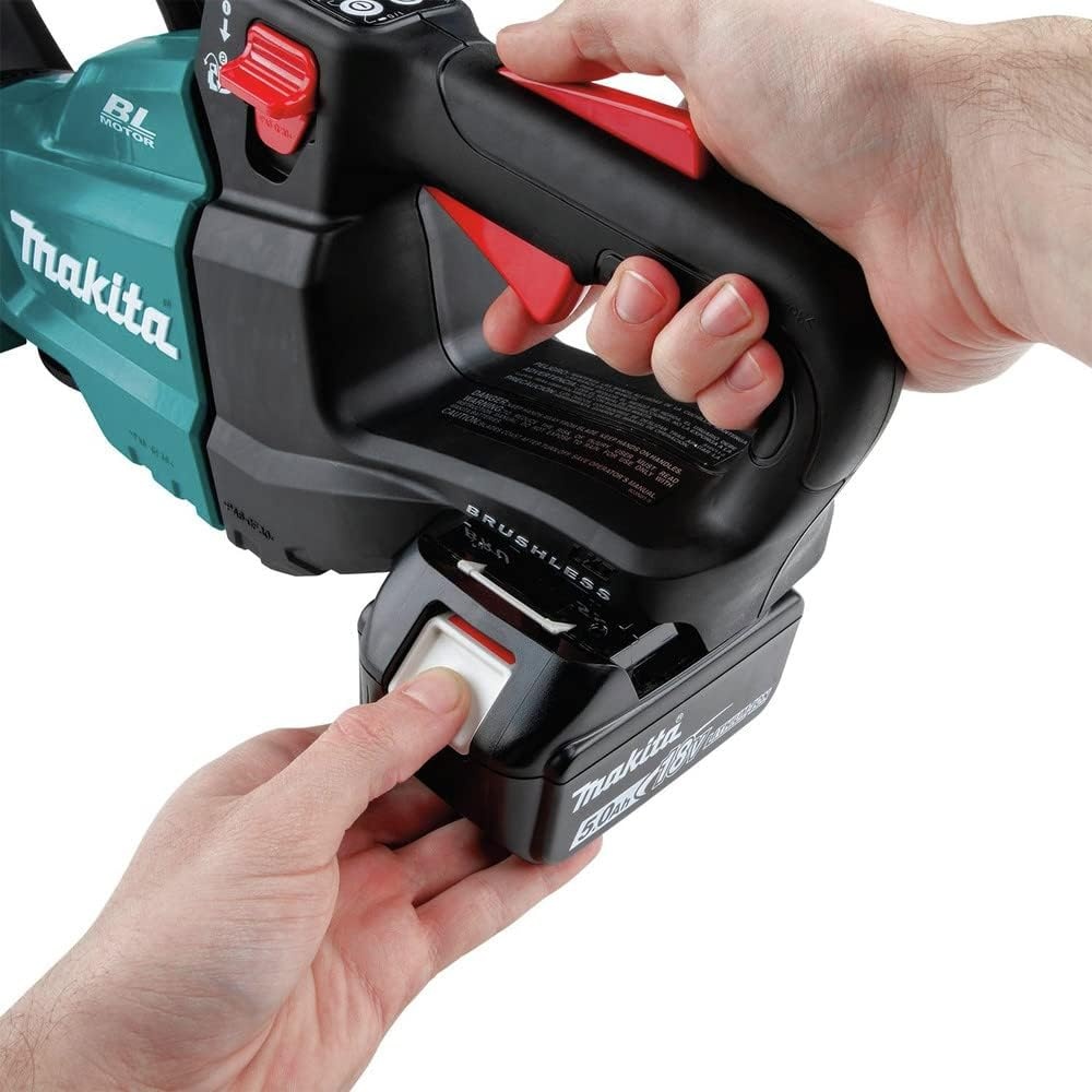 image:imageMakita XHU07T 18V LXT LithiumIon Brushless Cordless 24 Hedge Trimmer Kit 50AhTealKit w 50Ah battery