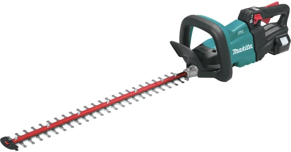 image:imageMakita XHU07T 18V LXT LithiumIon Brushless Cordless 24 Hedge Trimmer Kit 50AhTealKit w 50Ah battery