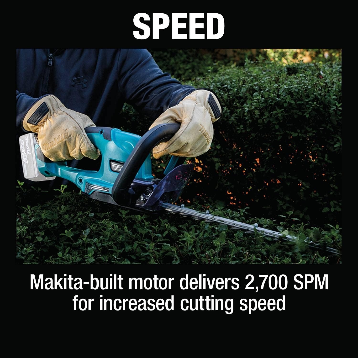 image:imageMakita XHU10Z 18V LXT LithiumIon Cordless 24 Hedge Trimmer Tool Only