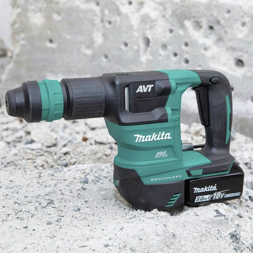 image:imageMakita XKH01TJ 18V LXT LithiumIon Brushless Cordless AVT Power Scraper Kit accepts SDSPLUS 50Ah