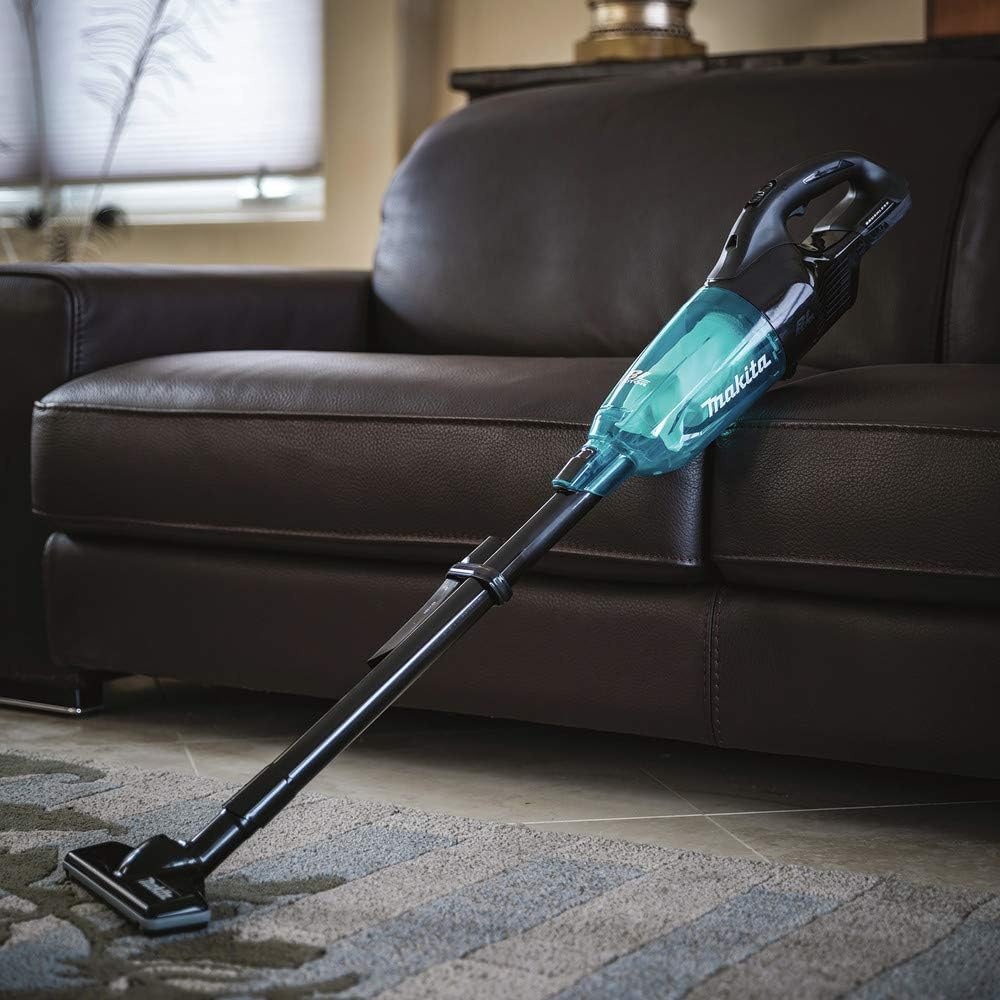 image:imageMakita XLC03ZBX4 18V LXT LithiumIon Brushless Compact Cordless Vacuum Trigger wLock Tool Only BlackVacuum Only