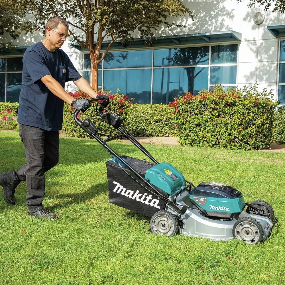 image:imageMakita XML09Z 36V 18V X2 LXT Brushless 21 SelfPropelled Commercial Lawn Mower Tool OnlyLawn Mower Tool Only