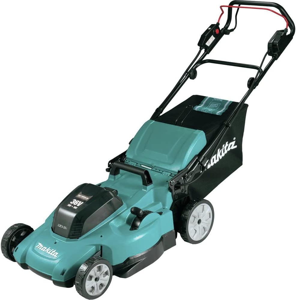 image:imageMakita XML11CT1 36V 18V X2 LXT 21 SelfPropelled Lawn Mower Kit with 4 Batteries 50Ah