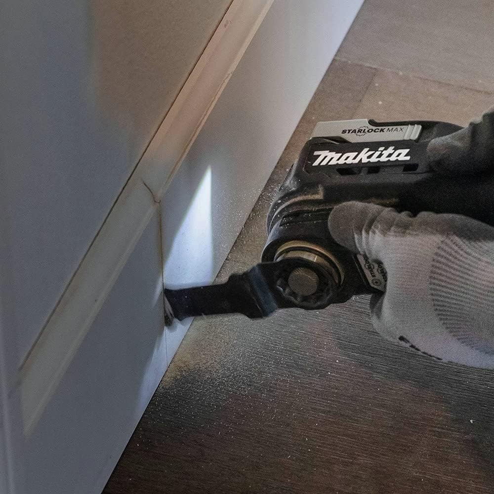 image:imageMakita XMT04ZB 18V LXT LithiumIon SubCompact Brushless Cordless StarlockMax MultiTool Tool Only Bare Tool 10 00020 000 Opm Avt Vibration Reduction 36 Degree Oscillation Starlockmax and Plus and Starlock CompatibleMultiTool Only