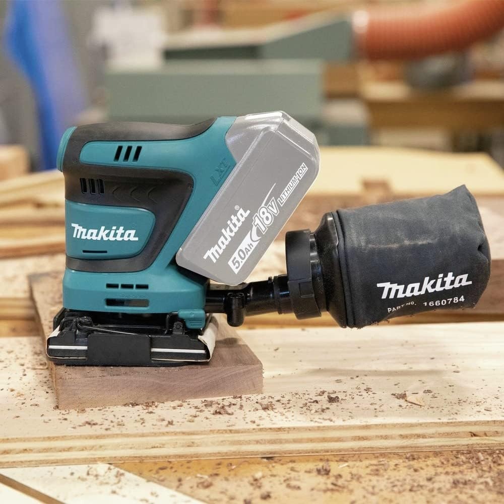 image:imageMakita XOB02Z 18V LXT LithiumIon Cordless 14 Sheet Finishing Sander Tool Only