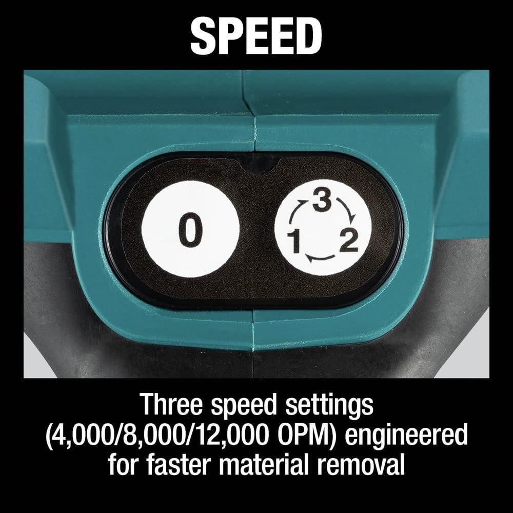 image:imageMakita XOB03Z 18V LXT LithiumIon Brushless Cordless 13 Sheet Finishing Sander AWS Capable Tool OnlySander Only