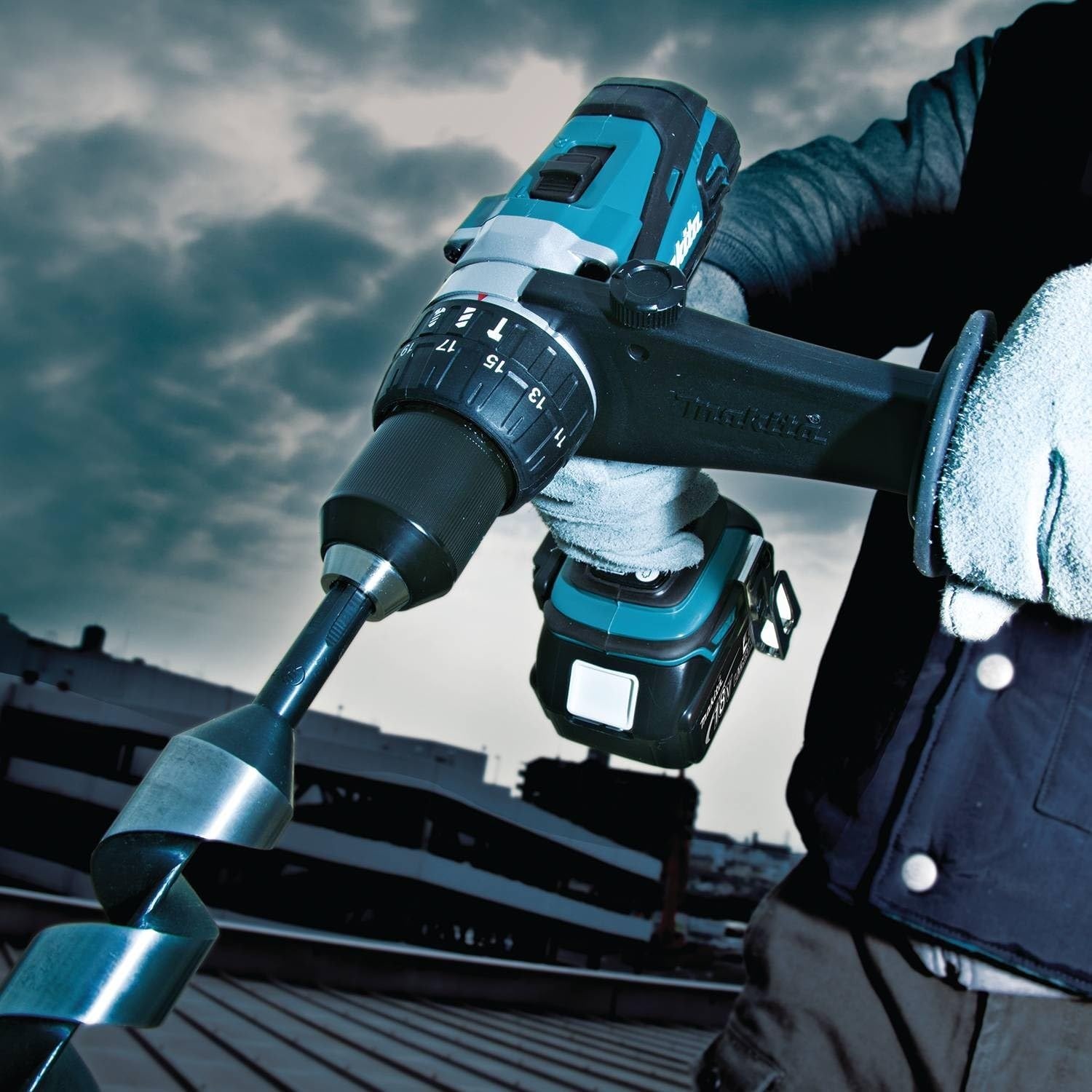 image:imageMakita XPH03MB 18V LXT LithiumIon Cordless 12 Hammer DriverDrill Kit 40Ah
