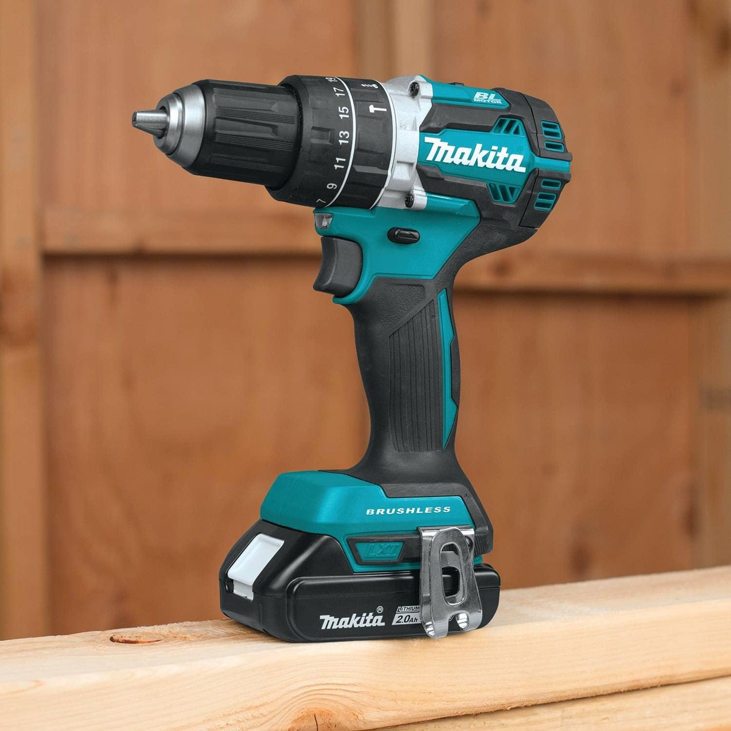 image:imageMakita XPH12R 18V LXT LithiumIon Compact Brushless Cordless 12 Hammer DriverDrill Kit 20AhKit w 20Ah Batteries