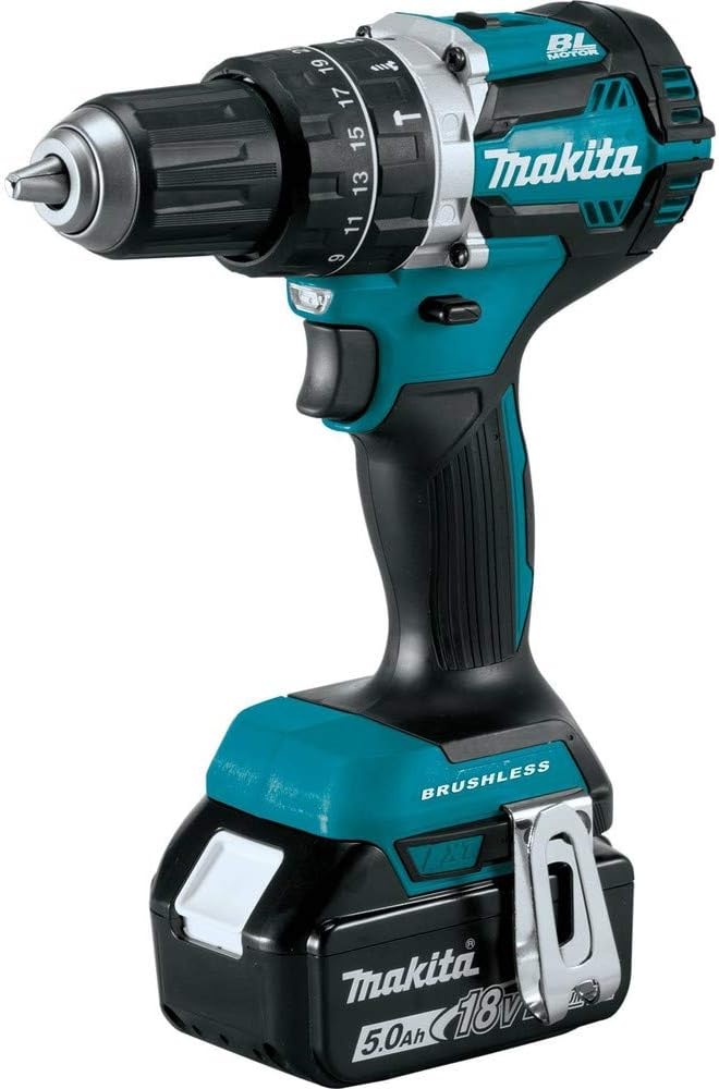image:imageMakita XPH12R 18V LXT LithiumIon Compact Brushless Cordless 12 Hammer DriverDrill Kit 20AhKit w 50Ah Batteries