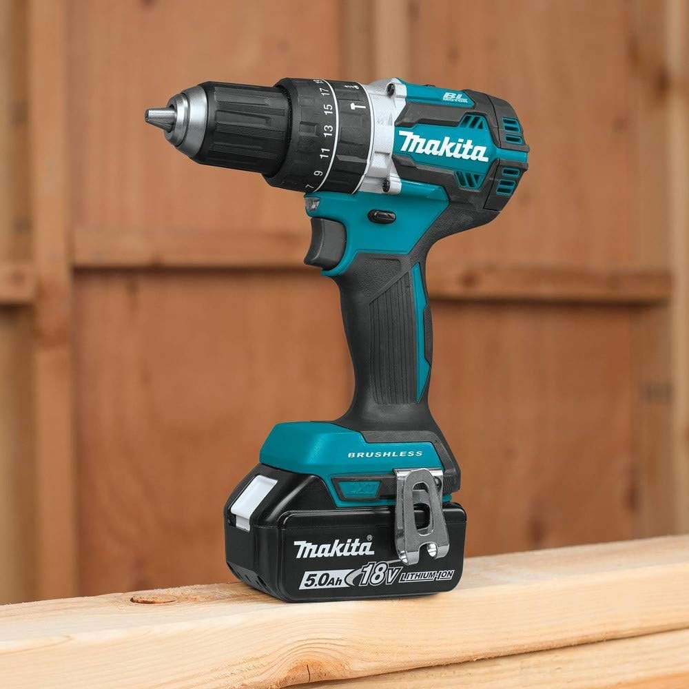 image:imageMakita XPH12R 18V LXT LithiumIon Compact Brushless Cordless 12 Hammer DriverDrill Kit 20AhKit w 50Ah Batteries