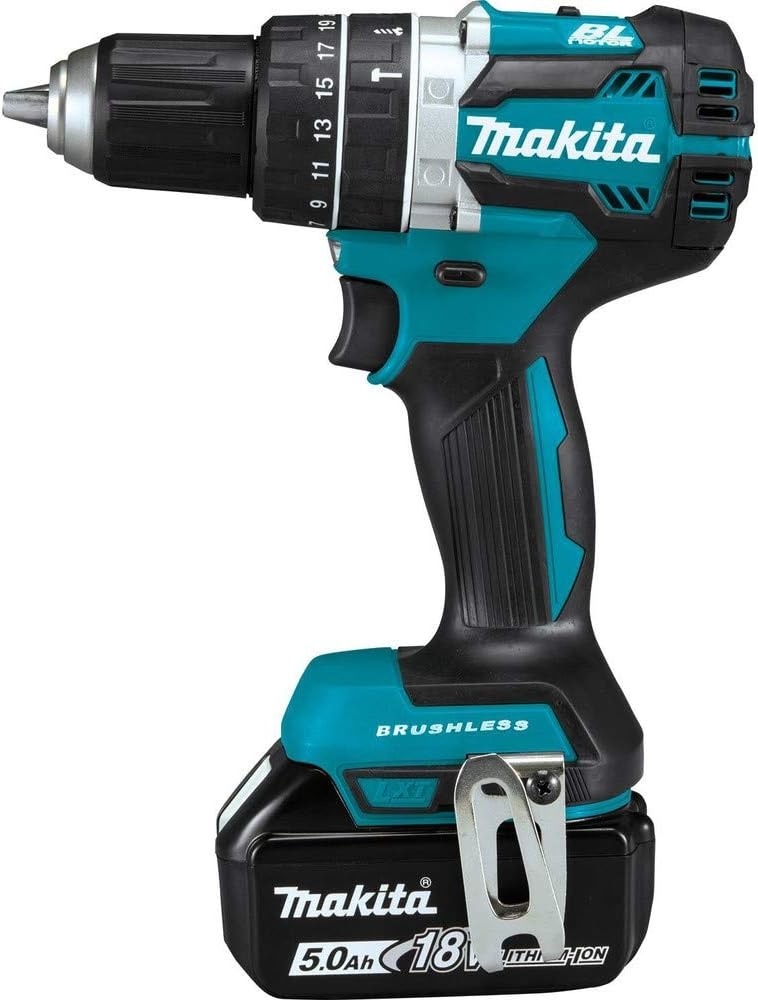 image:imageMakita XPH12R 18V LXT LithiumIon Compact Brushless Cordless 12 Hammer DriverDrill Kit 20AhKit w 50Ah Batteries