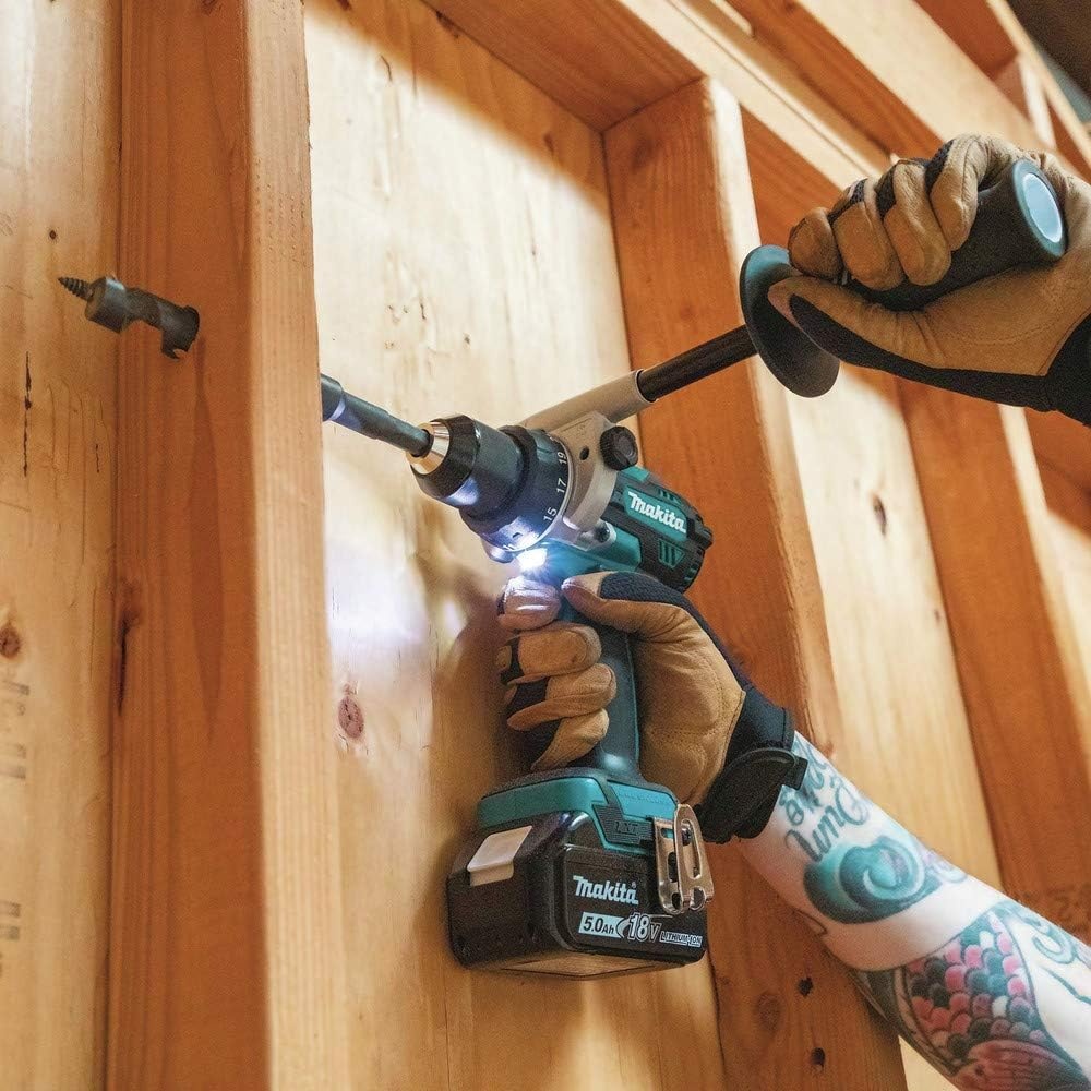 image:imageMakita XPH14T 18V LXT LithiumIon Brushless Cordless 12 Hammer DriverDrill Kit 50Ah