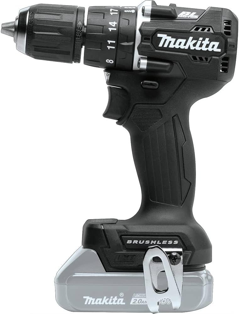 image:imageMakita XPH15ZB 18V LXT LithiumIon SubCompact Brushless Cordless 12 Hammer DriverDrill Tool Only BlackHammer DriverDrill Only