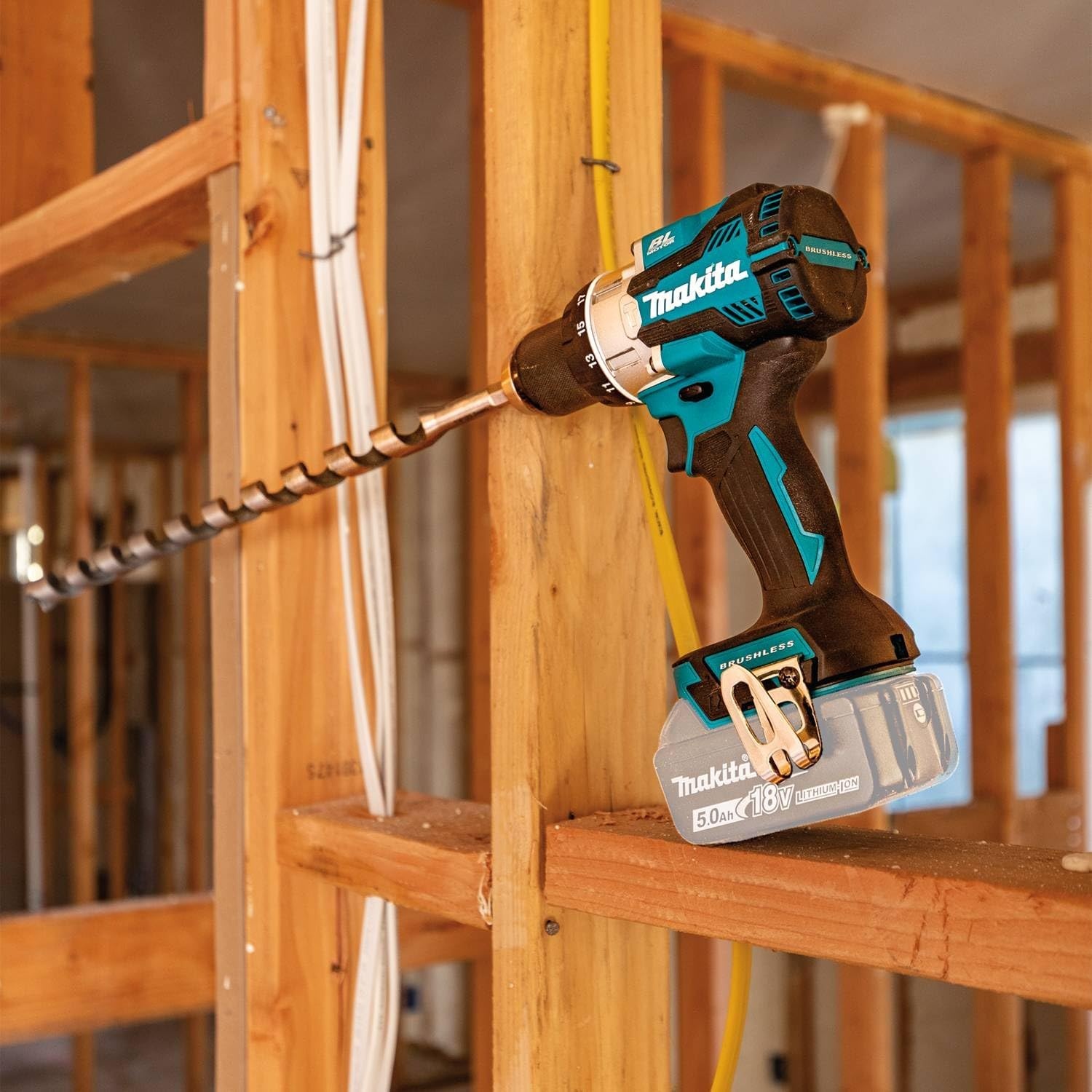 image:imageMakita XPH16Z 18V LXT LithiumIon Compact Brushless Cordless 12 Hammer DriverDrill Tool Only LithiumIon Compact Tool OnlyHammer DriverDrill