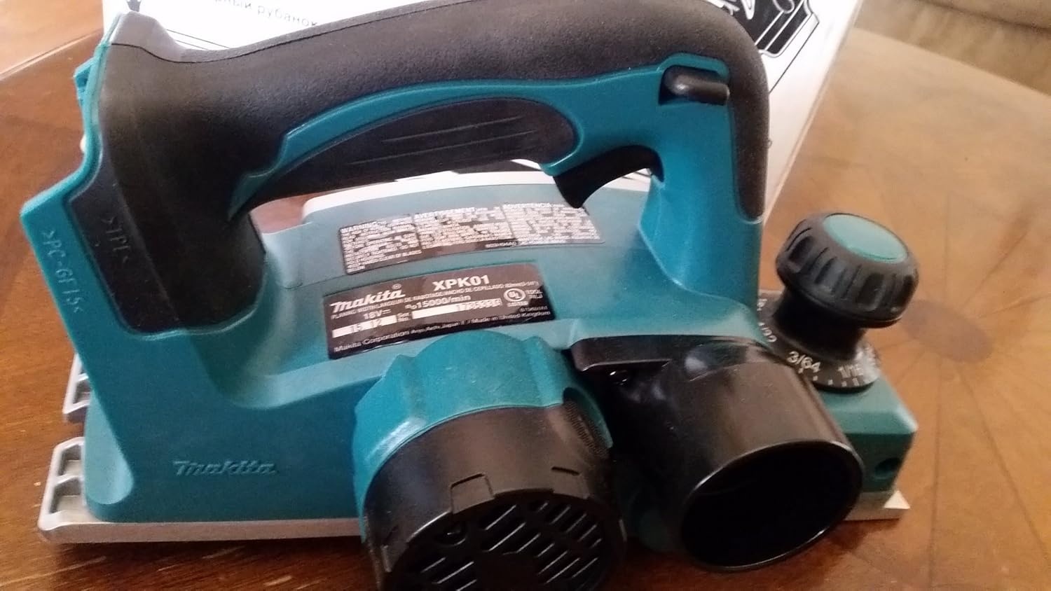 image:imageMakita XPK01Z 18V LXT LithiumIon Cordless 314Inch Planer Tool OnlyPlaner