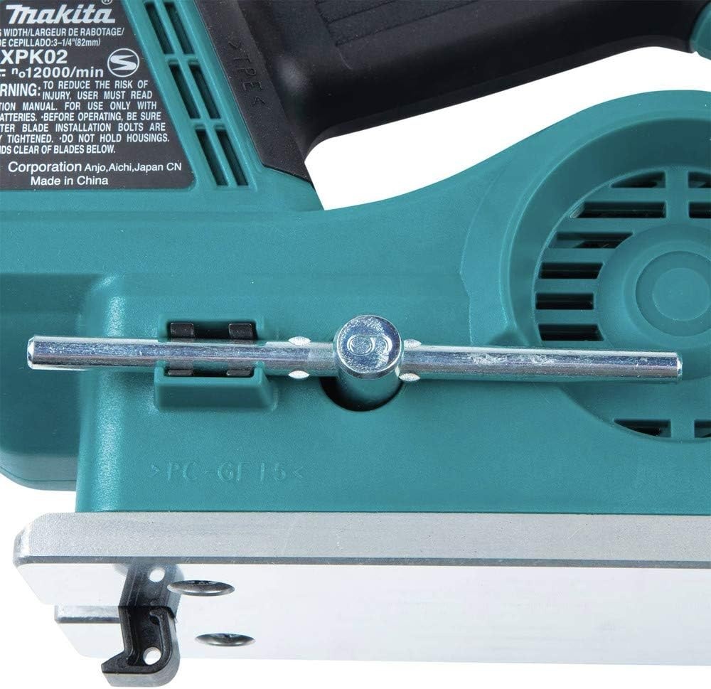 image:imageMakita XPK02Z 18V LXT LithiumIon Brushless Cordless 314 Planer AWS Capable Tool Only 314 Blade 18 Max Depth 12 000 Rpm AwsCapable Bare ToolPlaner
