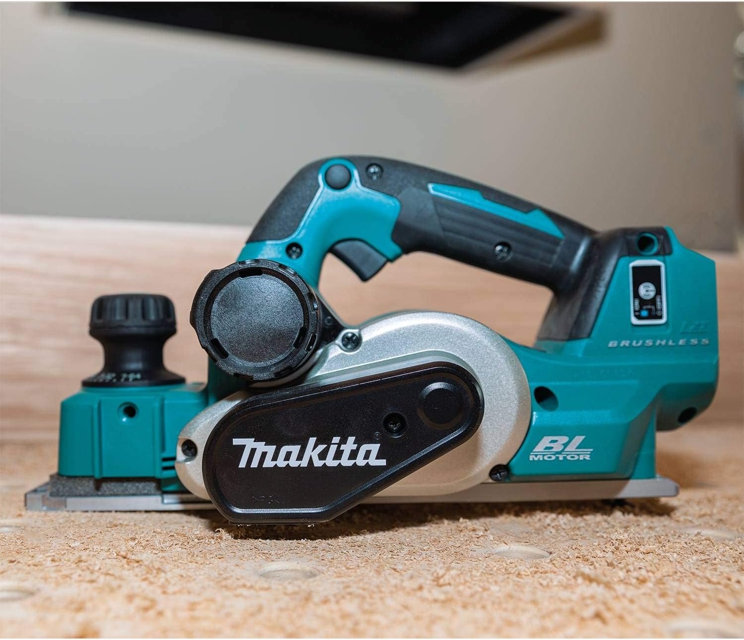 image:imageMakita XPK02Z 18V LXT LithiumIon Brushless Cordless 314 Planer AWS Capable Tool Only 314 Blade 18 Max Depth 12 000 Rpm AwsCapable Bare ToolPlaner