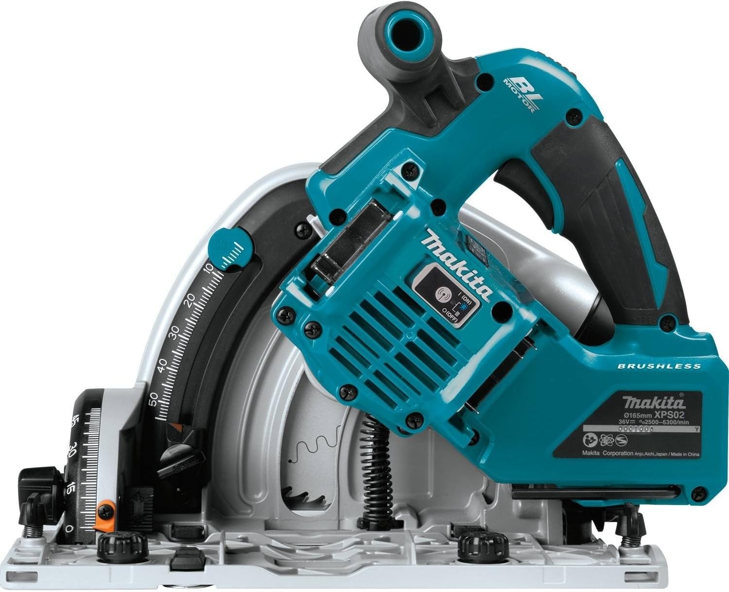 image:imageMakita XPS02ZU 18V X2 LXT LithiumIon 36V Brushless Cordless 612 Plunge Circular Saw with AWS Tool OnlyPlunge Saw