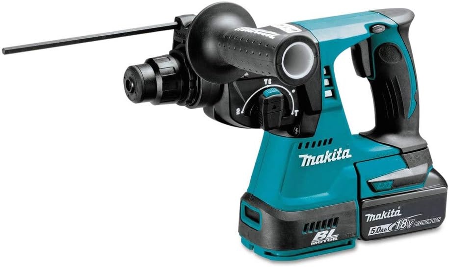 image:imageMakita XRH01T 18V LXT LithiumIon Brushless Cordless 1 Rotary Hammer Kit 50AhRotary Hammer Kit