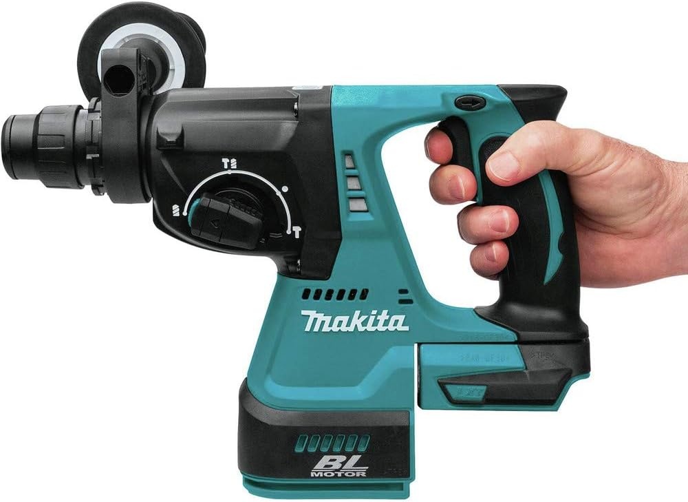 image:imageMakita XRH01T 18V LXT LithiumIon Brushless Cordless 1 Rotary Hammer Kit 50AhRotary Hammer Only