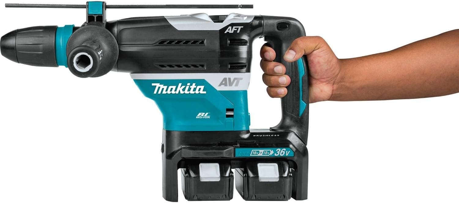 image:imageMakita XRH07ZKUN 36V 18V X2 LXT Brushless 1916 Advanced AVT Rotary Hammer SDSMAX AFT AWS Tool OnlyRotary Hammer Kit