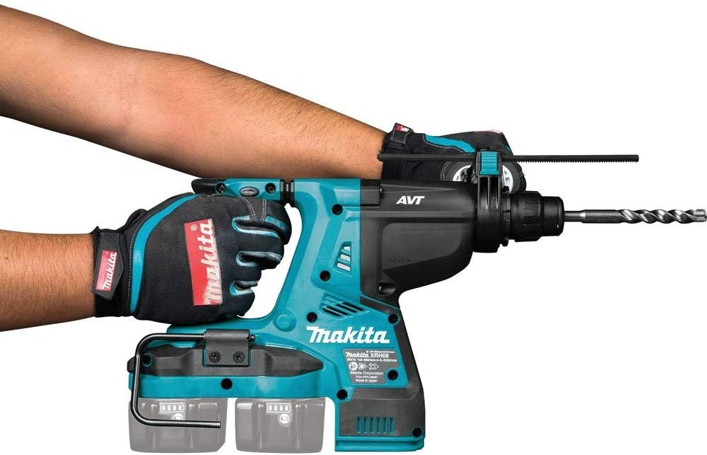 image:imageMakita XRH08Z 18V X2 LXT LithiumIon 36V Brushless Cordless 118 AVT Rotary Hammer accepts SDSPLUS bits Tool OnlyRotary Hammer Only