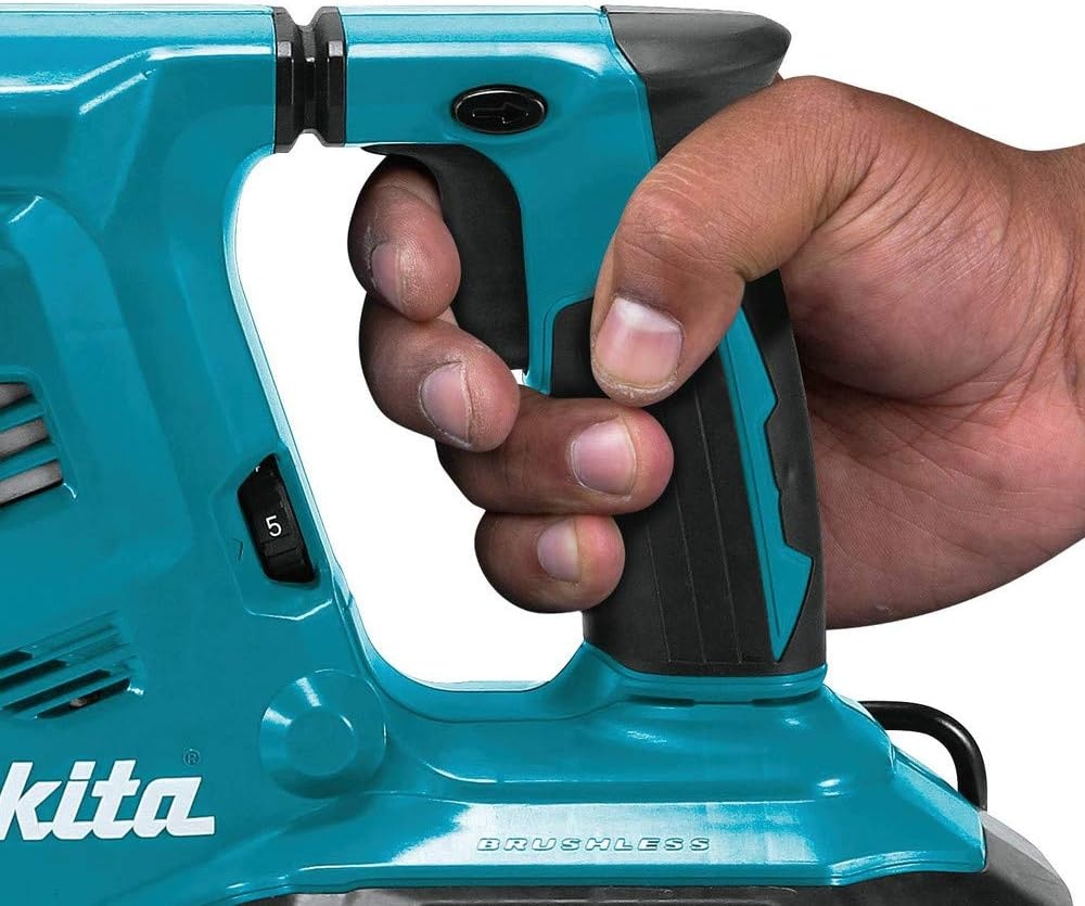 image:imageMakita XRH10ZW 18V X2 LXT 36V Brushless Cordless 118 AVT Rotary Hammer accepts SDSPLUS bits wExtractor AFT AWS Capable Tool OnlyHammer Only Dust Extraction