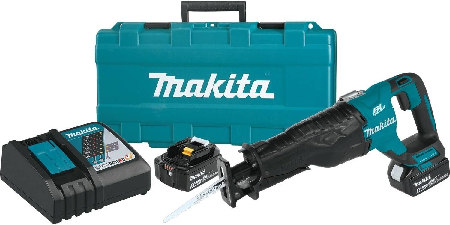 image:imageMakita XRJ05Z 18V LXT LithiumIon Brushless Cordless Recipro Saw Tool OnlyRecipro Saw Kit