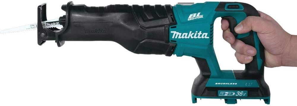 image:imageMakita XRJ06Z 18V X2 LXT LithiumIon 36V Brushless Cordless Recipro Saw Teal 55 x 19 x 8 inches