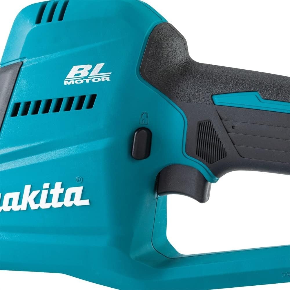 image:imageMakita XRJ08Z 18V LXT LithiumIon Brushless Cordless Compact OneHanded Recipro Saw Tool Only 78 Stroke 03 100 Spm Compact OneHand Design Keyless SpringAssist Blade Ejection 1438 OverallRecipro Saw