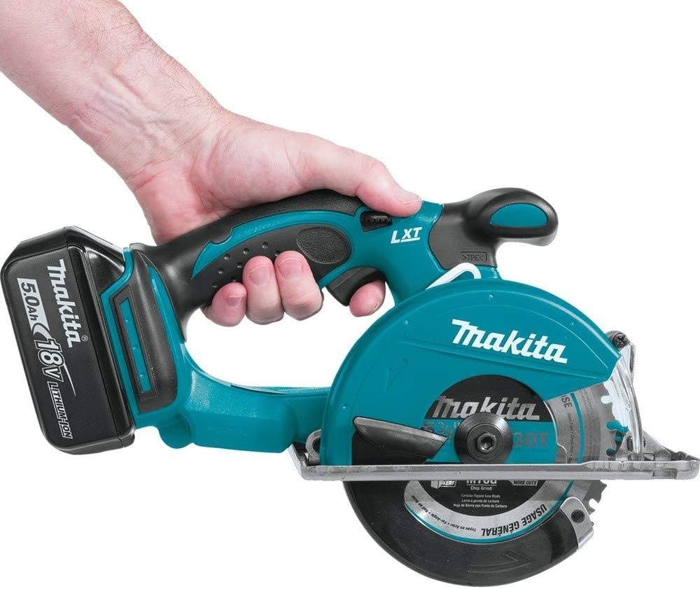 image:imageMakita XSC01T 18V LXT LithiumIon Cordless 538 Metal Cutting Saw Kit 50AhKit w 50Ah Batteries