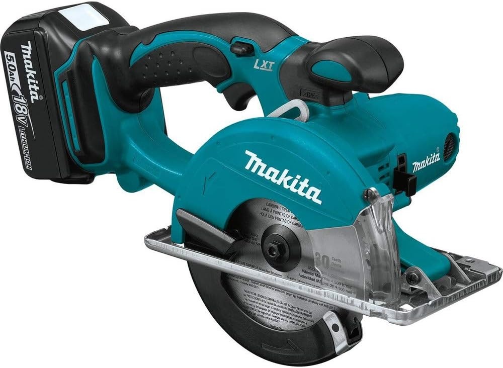 image:imageMakita XSC01T 18V LXT LithiumIon Cordless 538 Metal Cutting Saw Kit 50AhKit w 50Ah Batteries