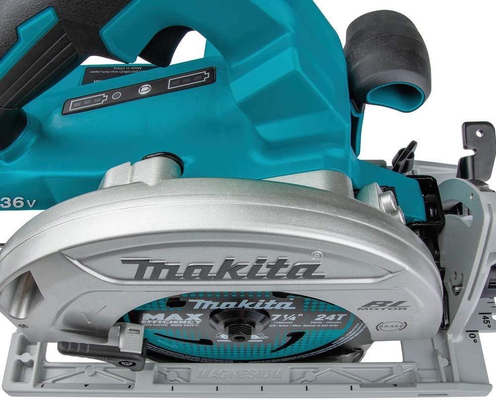 image:imageMakita XSH06PT 18V X2 LXT LithiumIon 36V Brushless Cordless 714 Circular Saw Kit 50AhCirc Saw Only