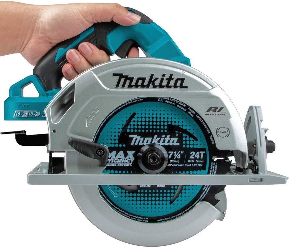 image:imageMakita XSH06PT 18V X2 LXT LithiumIon 36V Brushless Cordless 714 Circular Saw Kit 50AhCirc Saw Only