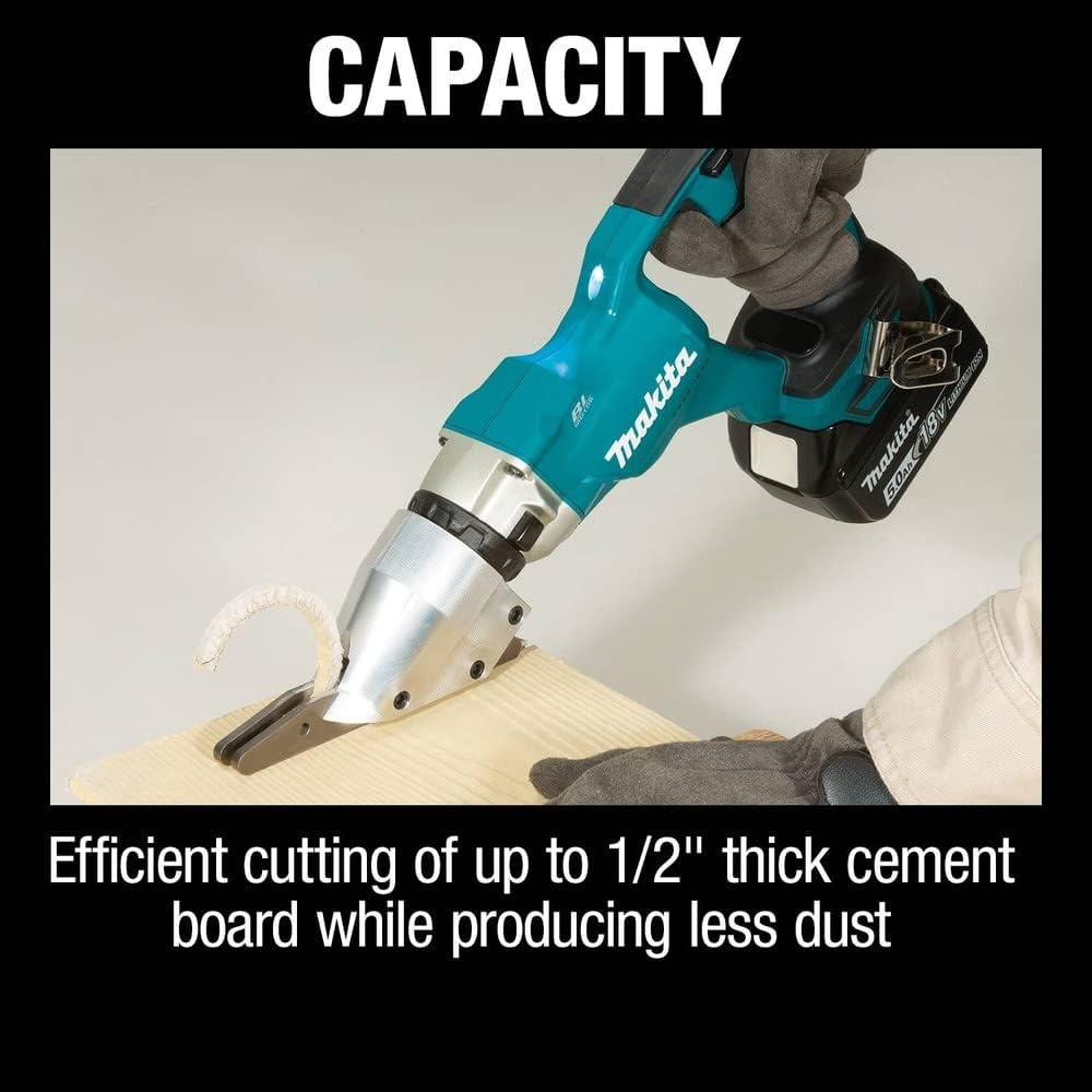 image:imageMakita XSJ05T 18V LXT LithiumIon Brushless Cordless 12 Fiber Cement Shear Kit 50Ah