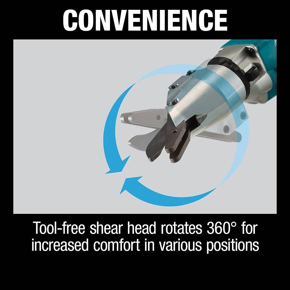 image:imageMakita XSJ05T 18V LXT LithiumIon Brushless Cordless 12 Fiber Cement Shear Kit 50Ah