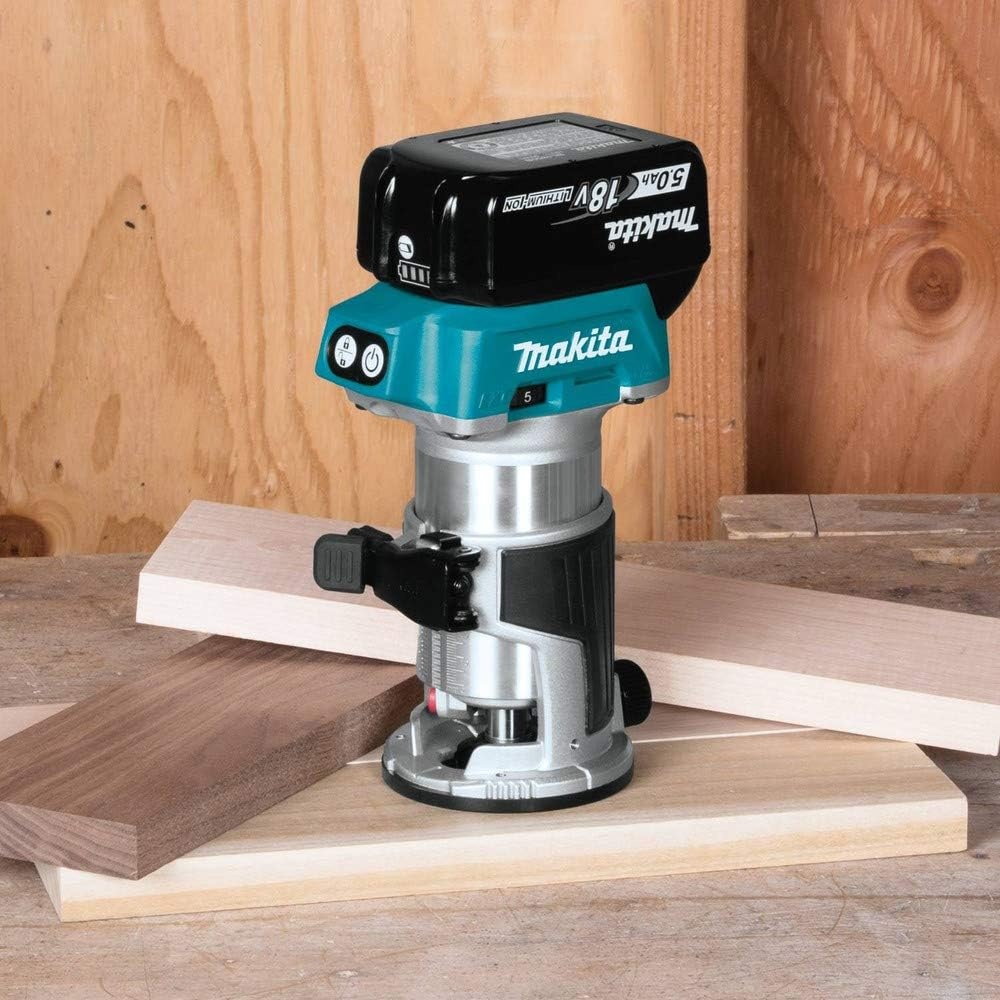 image:imageMakita XTR01T7 18V LXT LithiumIon Brushless Cordless Compact Router KitRouter Kit