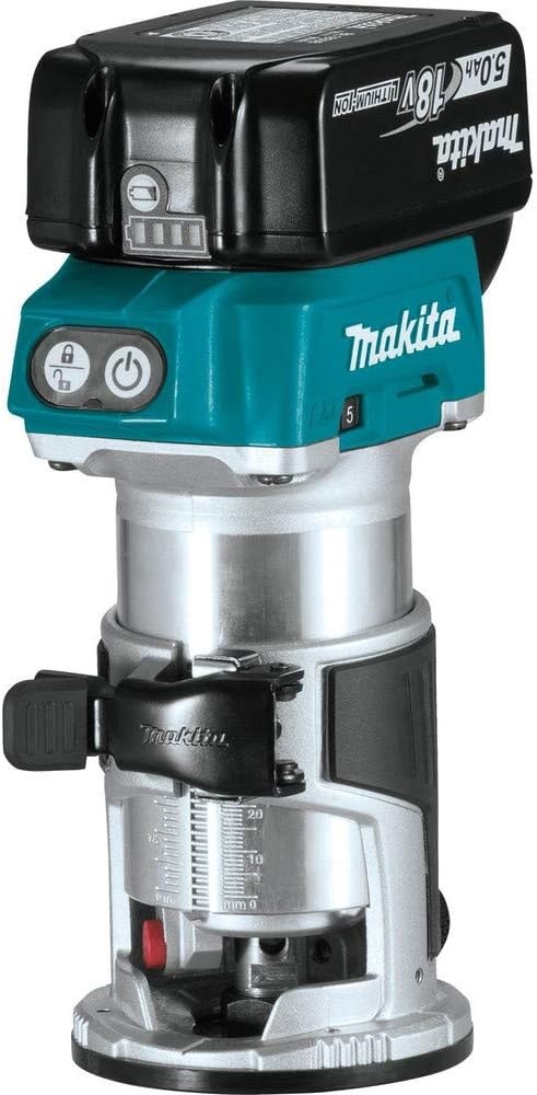 image:imageMakita XTR01T7 18V LXT LithiumIon Brushless Cordless Compact Router KitRouter Kit
