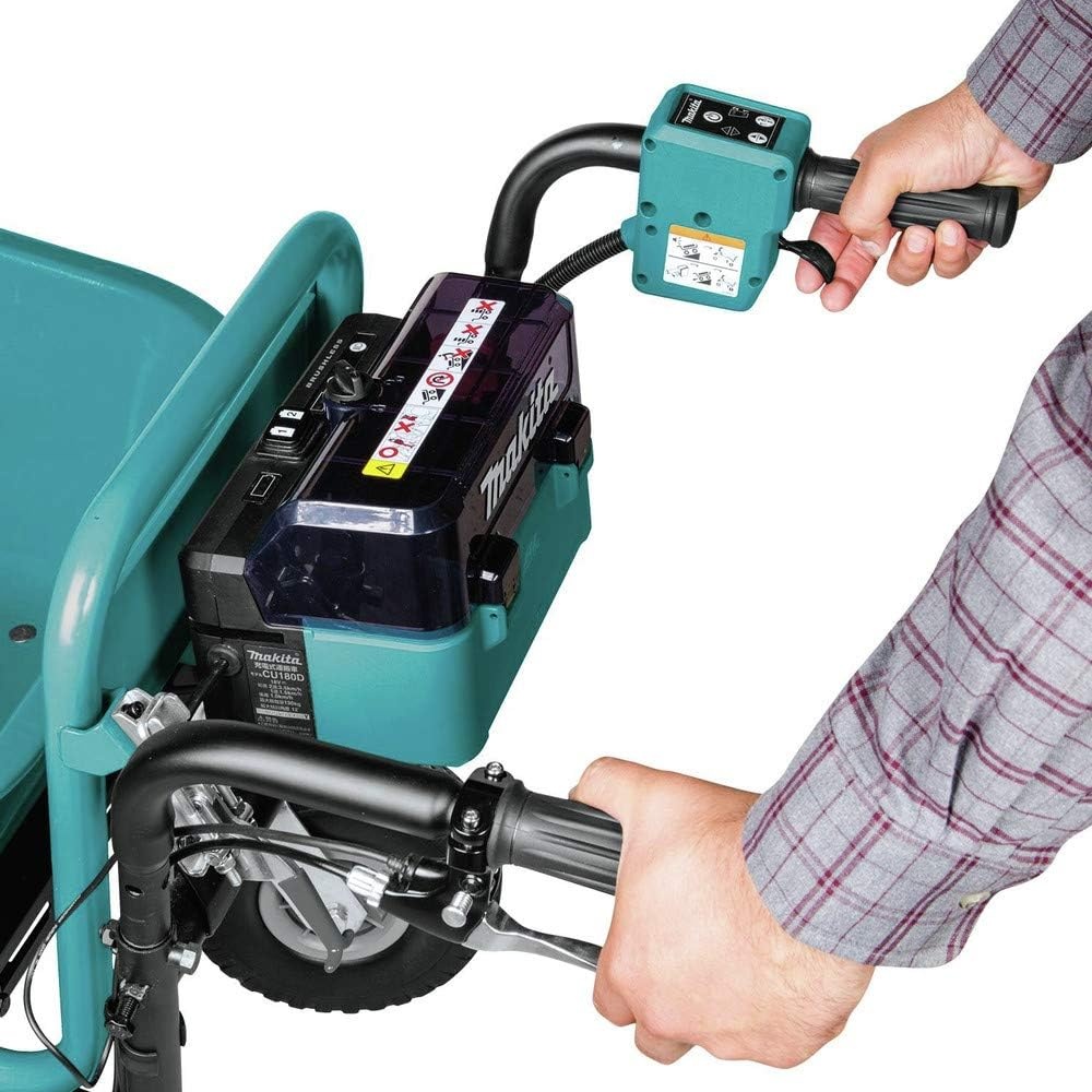 image:imageMakita XUC01X2 36V 18V X2 LXT Brushless PowerAssisted Flat Dolly Tool OnlyWheelbarrow Bare Tool