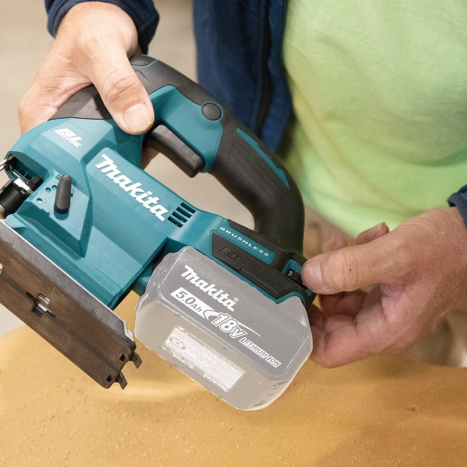 image:imageMakita XVJ04Z 18V LXT LithiumIon Brushless Cordless Jig Saw Tool Only