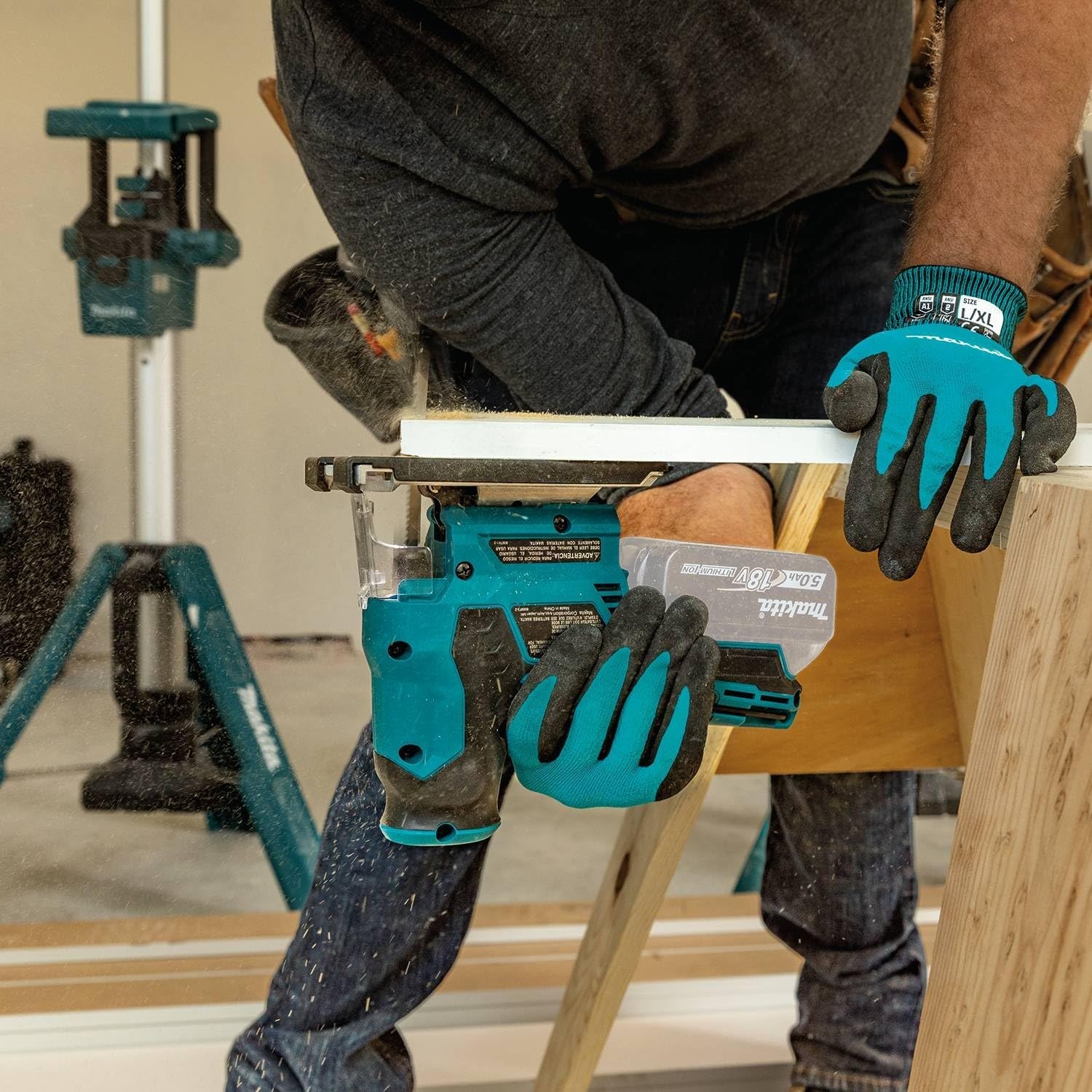 image:imageMakita XVJ05Z 18V LXT LithiumIon Brushless Cordless Barrel Grip Jig Saw Tool Only