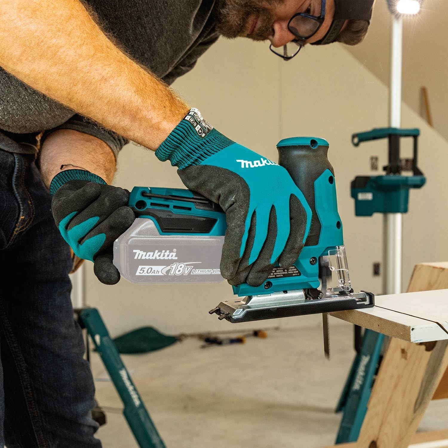 image:imageMakita XVJ05Z 18V LXT LithiumIon Brushless Cordless Barrel Grip Jig Saw Tool Only