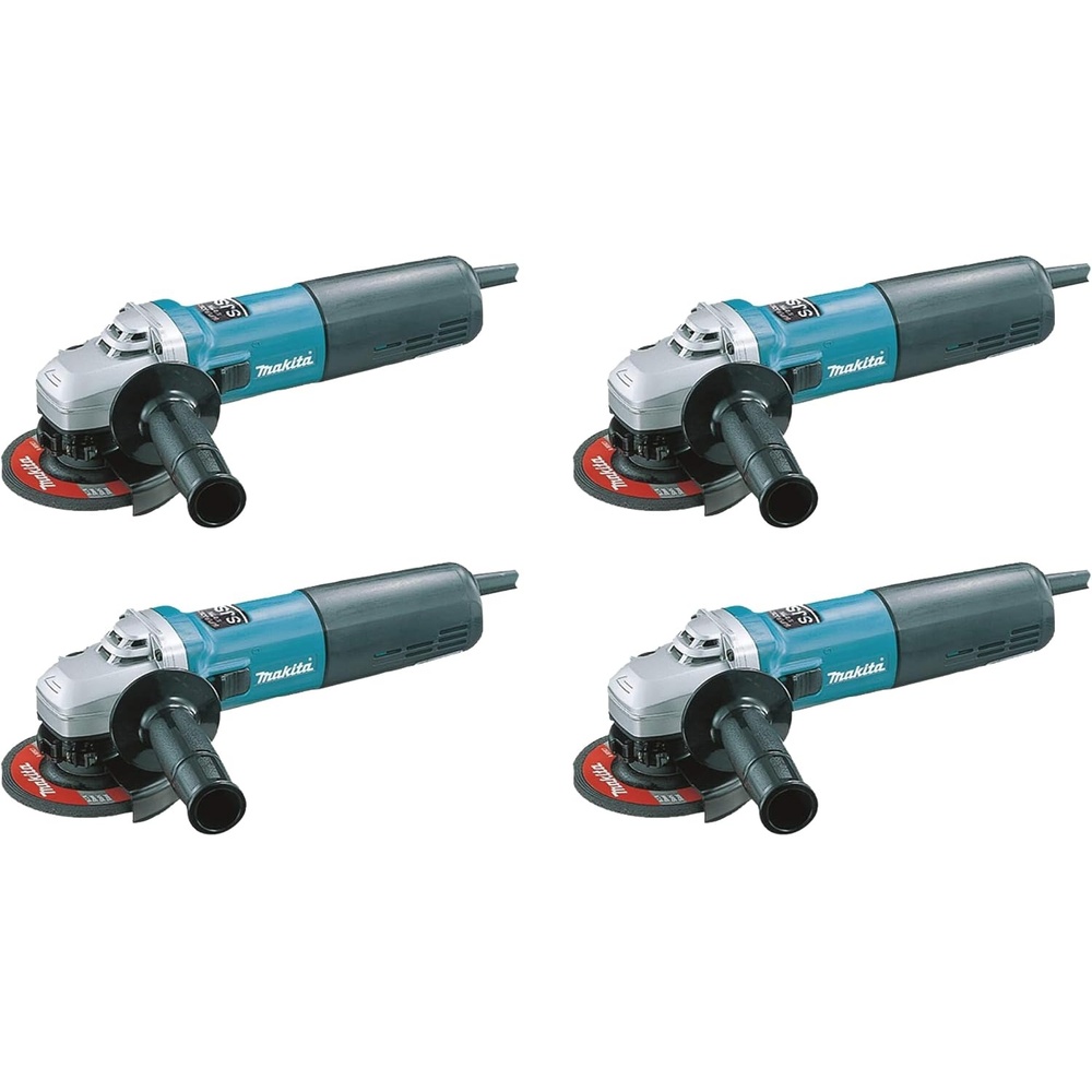 image:imageMakita 9564CV 412Inch SJS HighPower Angle Grinder0 Pack of 4