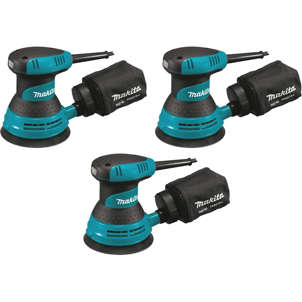 image:imageMakita BO5030K 5 Random Orbit Sander with Tool CaseOne Size Pack of 3