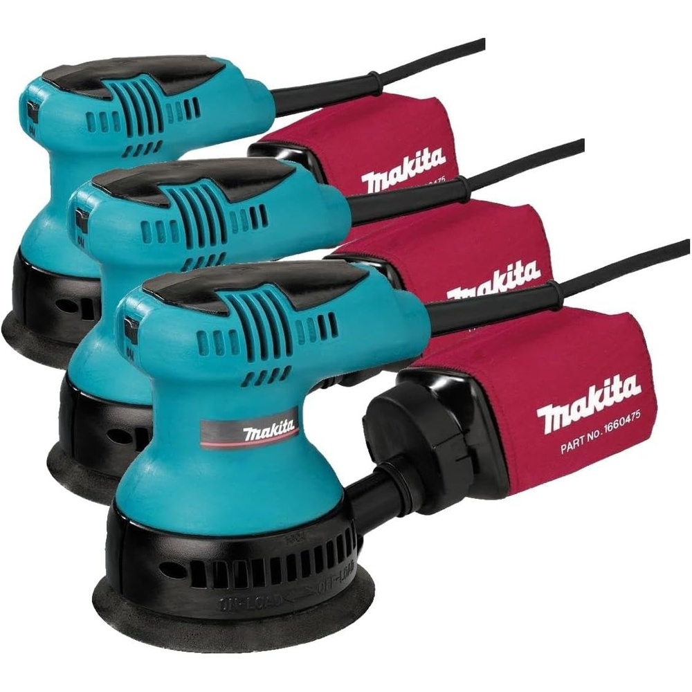 image:imageMakita BO5031K 5 Random Orbit Sander variable speed with Tool CaseOne Size Pack of 3