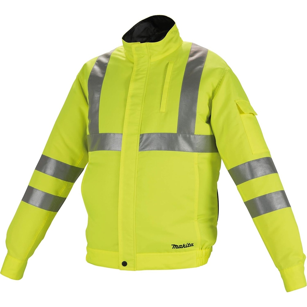 image:imageMakita DFJ214ZL 18V LXT LithiumIon Cordless High Visibility Fan Jacket Jacket Only LMedium