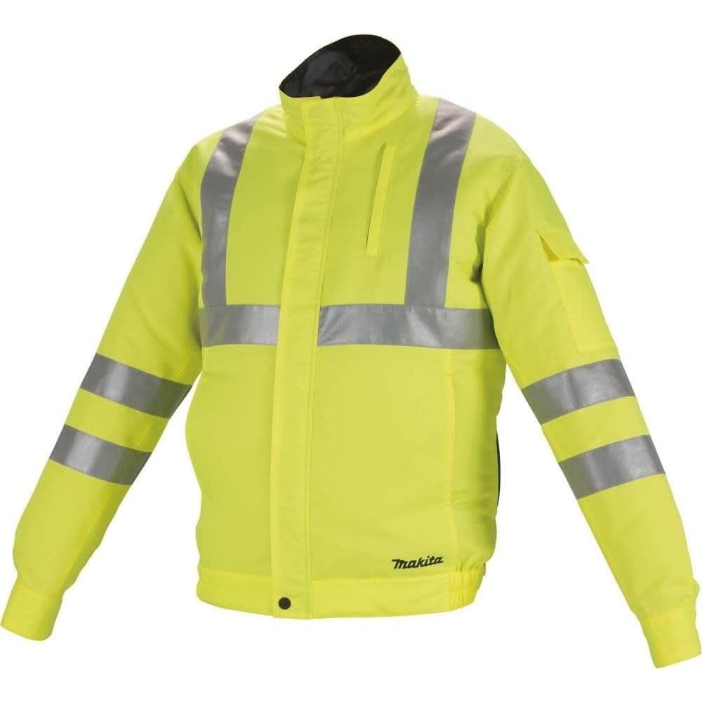 image:imageMakita DFJ214ZL 18V LXT LithiumIon Cordless High Visibility Fan Jacket Jacket Only LSmall